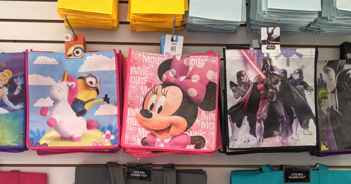 Disney More Character Reusable Bags Now at Dollar Tree