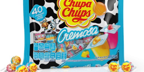 Chupa Chups Cremosa Mini Lollipops 40-Count Only $6 on Amazon