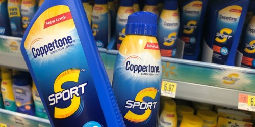 New $2/1 Coppertone Coupon = Sunscreen from $2.97 After Cash Back at Walmart