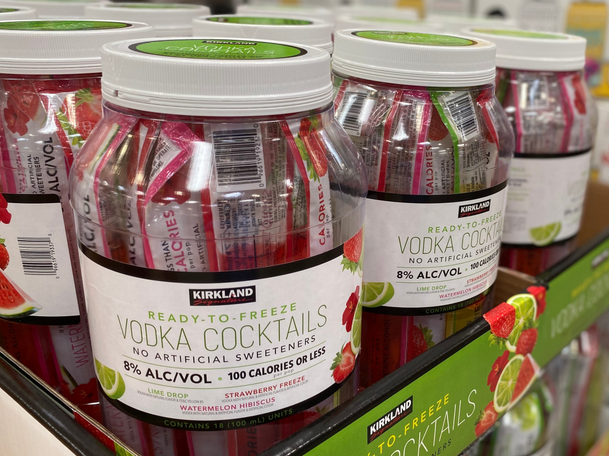 Kirkland ReadytoFreeze Vodka Ice Pops Back at Costco Just 100