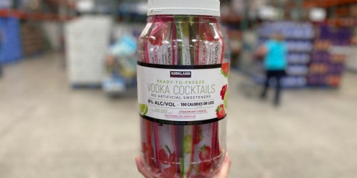 Kirkland Ready-to-Freeze Vodka Ice Pops Back at Costco | Just 100 Calories Each