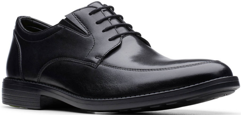 men's black oxford dress shoe