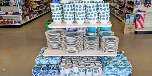 Mediterranean Dinnerware Only $1 at Dollar Tree | Made of Durable Stoneware
