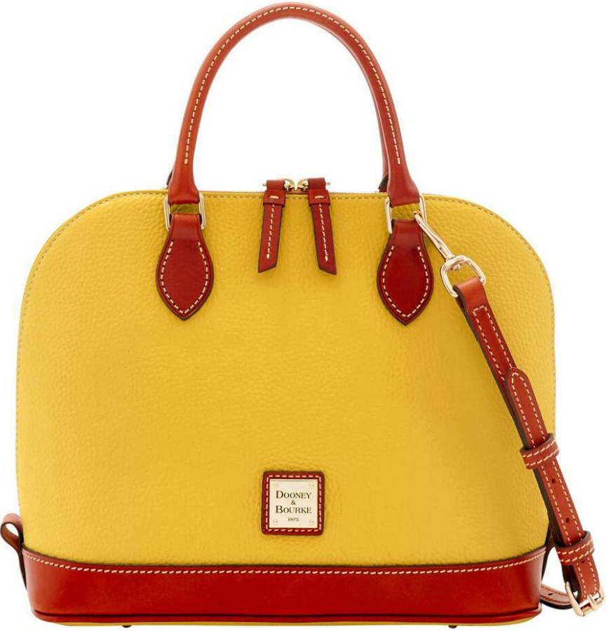 yellow dooney and bourke handbag