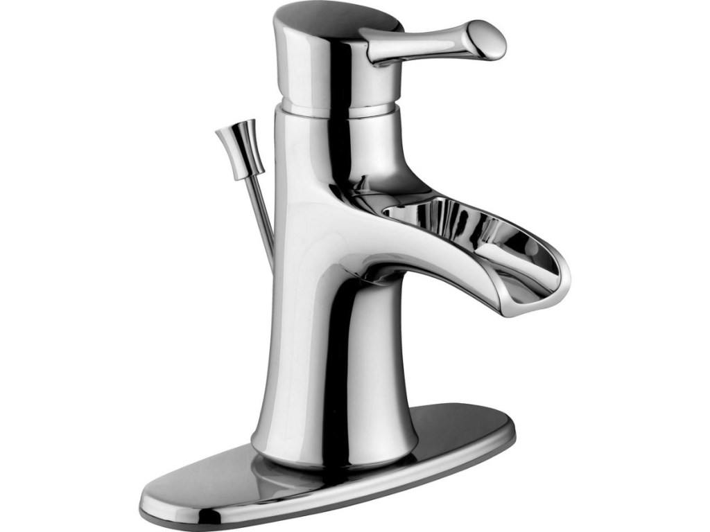 Gatsby 4-inch Centerset Single-Handle Low-Arc Bathroom Faucet in Chrome