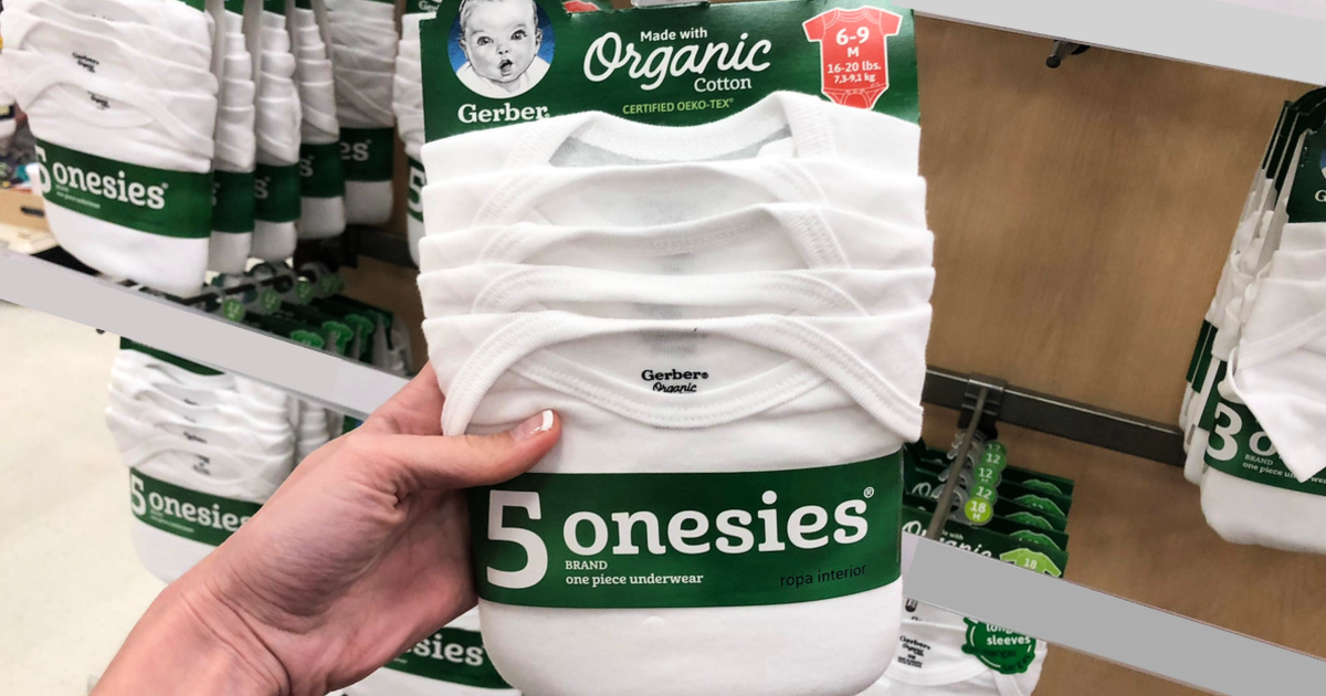 gerber organic onesies