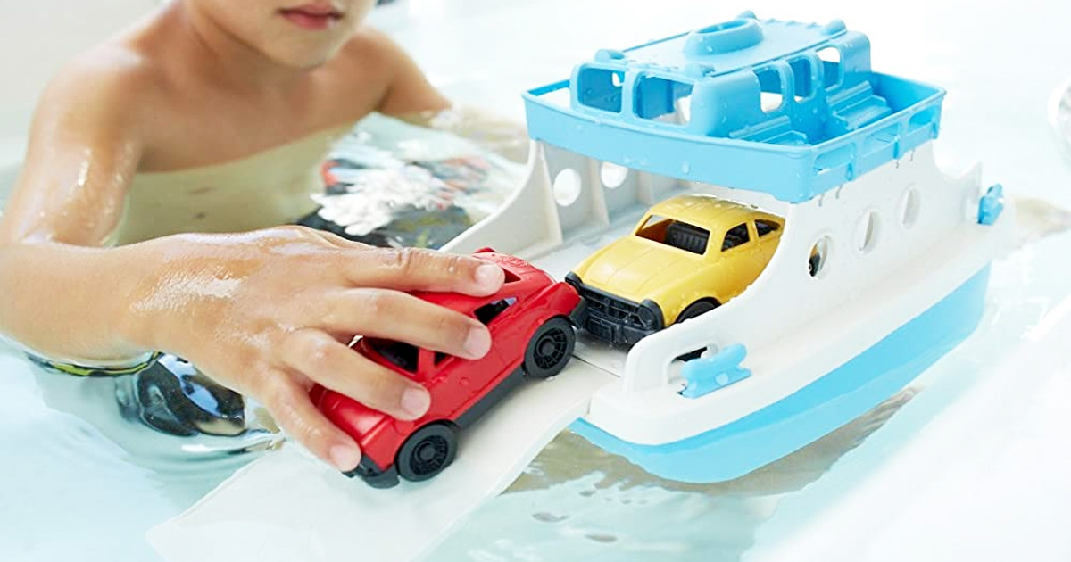 Green Toys Ferry Boat AND 2 Mini Cars Bath Toys Just $9 on Amazon (Regularly $25)