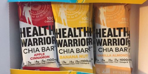 Health Warrior Chia Bars 15-Count Variety Pack Only $11.66 Shipped on Amazon | Gluten-Free & Vegan