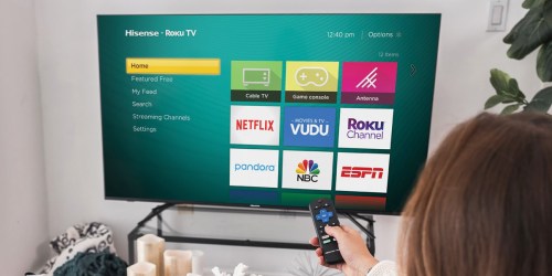 Hisense 58″ 4K LED Roku Smart TV Just $278 Shipped on Walmart.com
