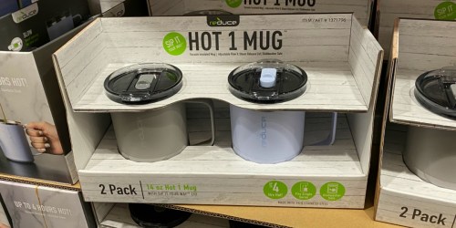Thermal Mugs w/ Lids 2-Pack Only $17.99 at Costco