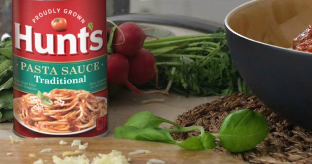 12 Hunt S Pasta Sauce 24oz Cans Just 8 69 Shipped On Amazon Only 72 Per Can Hip2save