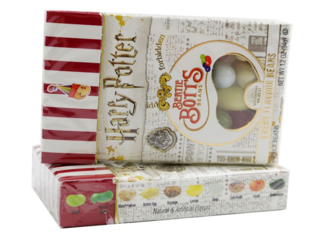 two boxes of Harry Potter jelly beans