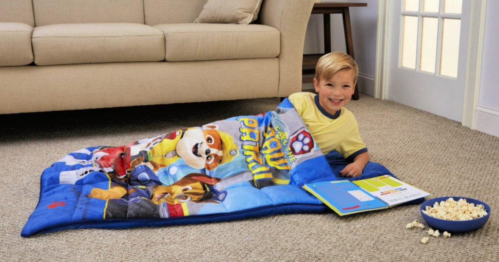 Kids Character Weighted Sleeping Bags & Blankets from $15.97 on Walmart