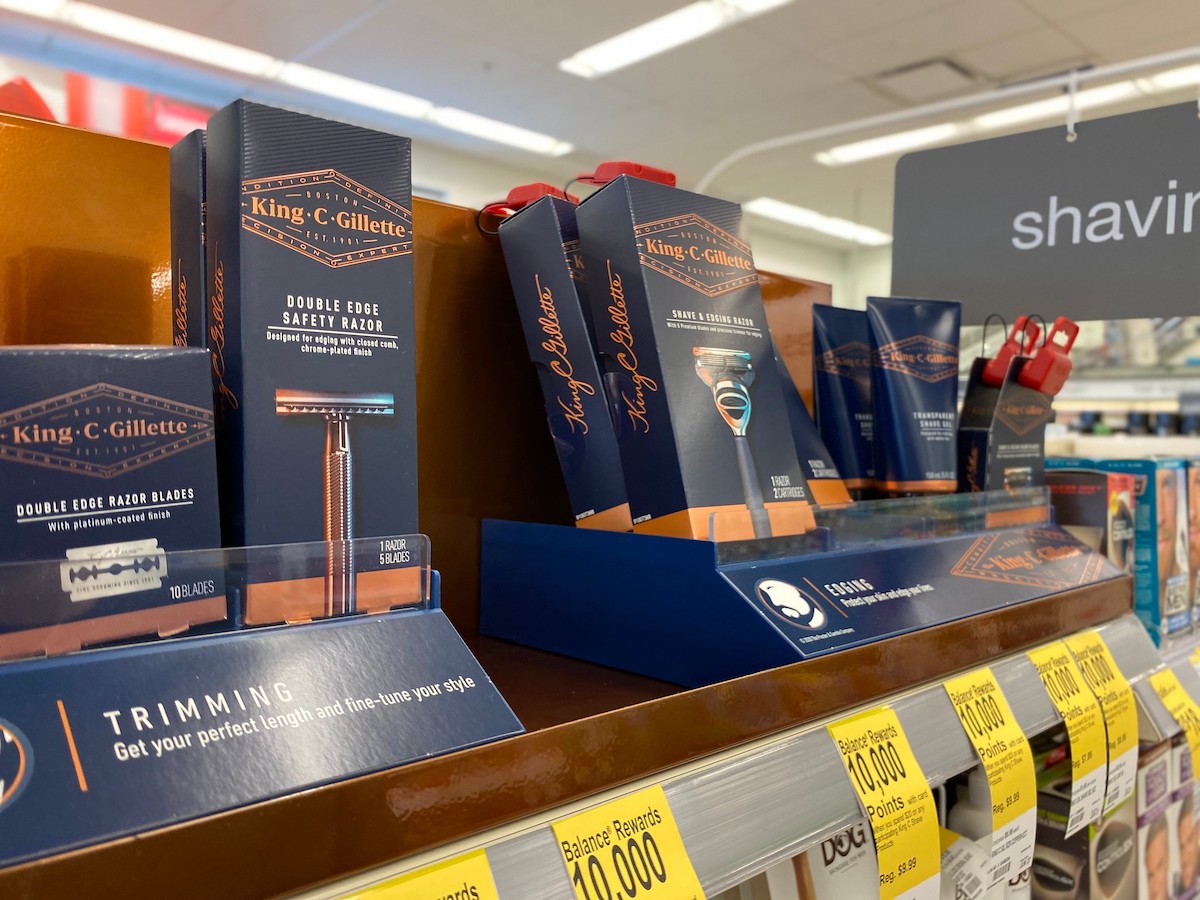 king c gillette razor walgreens