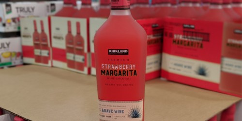 Kirkland Ready-to-Drink Strawberry Margarita 1.5L Bottle Only $8.99 at Costco