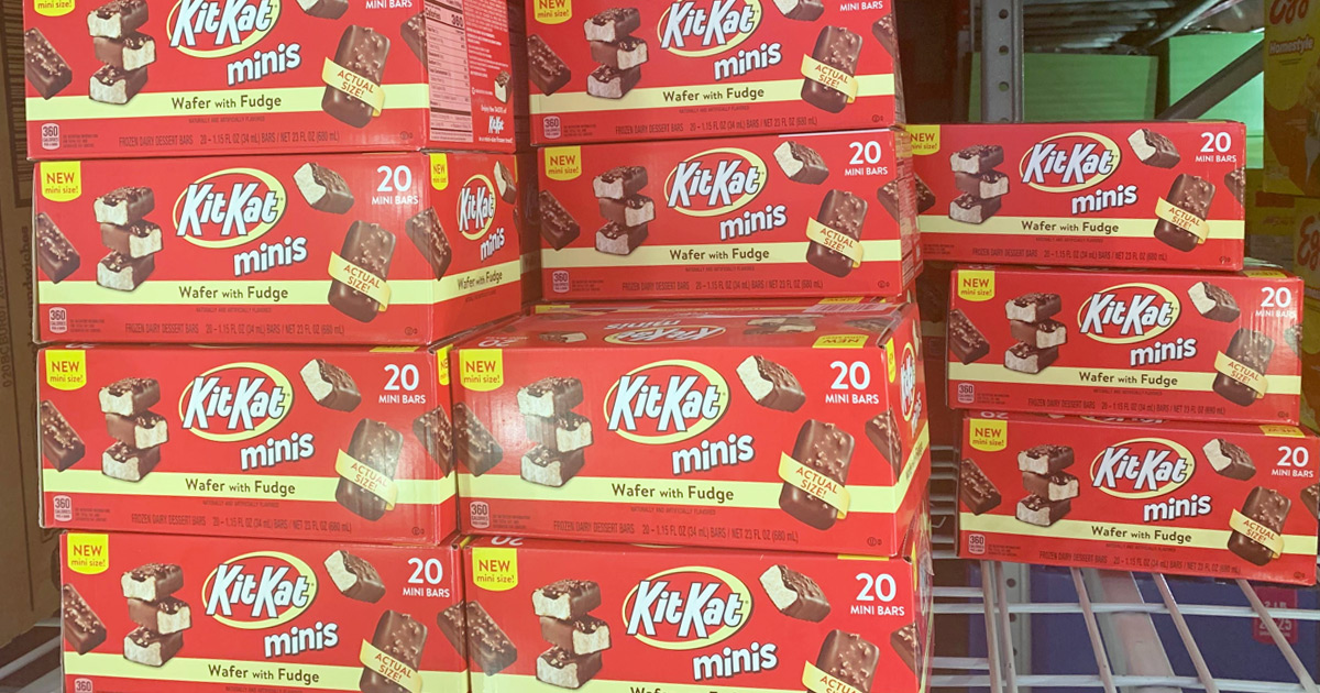 Kit Kat Minis 20Count Ice Cream Bars Just 5.98 at Sam's Club