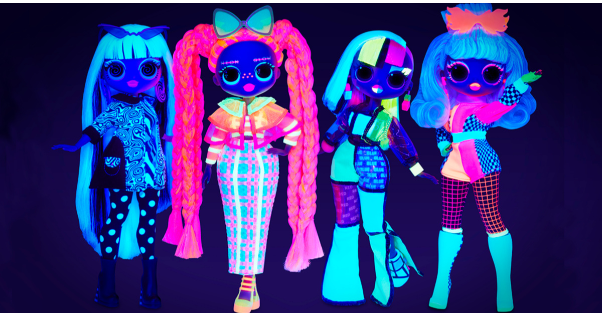 New L.O.L. Surprise O.M.G. Lights Dolls Include Black Light & Have