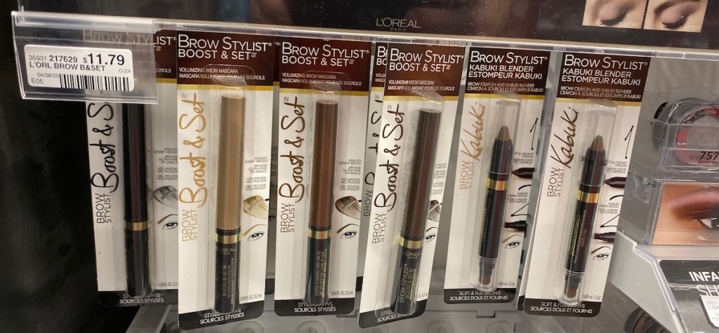 L'Oreal Brow Set on display