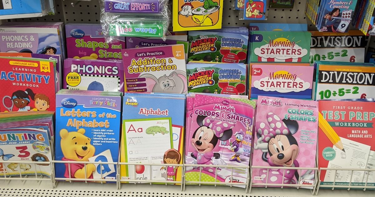 Educational Kids Workbooks Only $1 at Dollar Tree