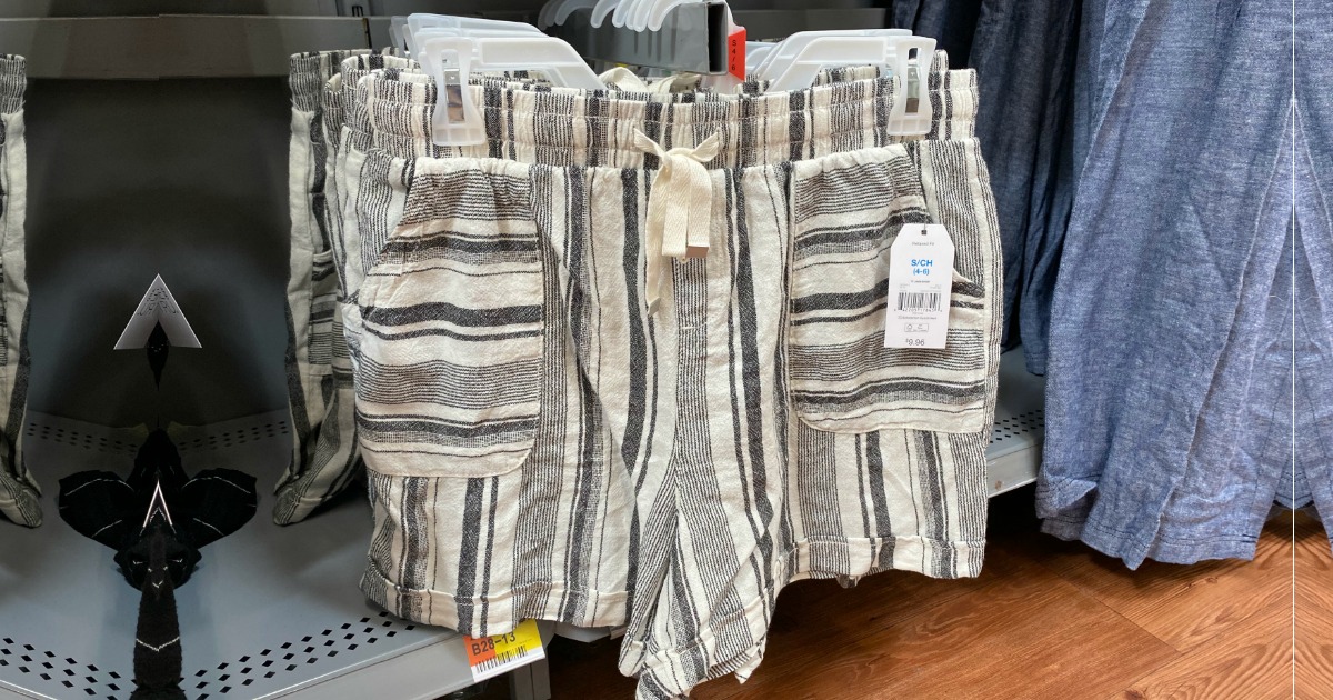 walmart time and tru linen shorts