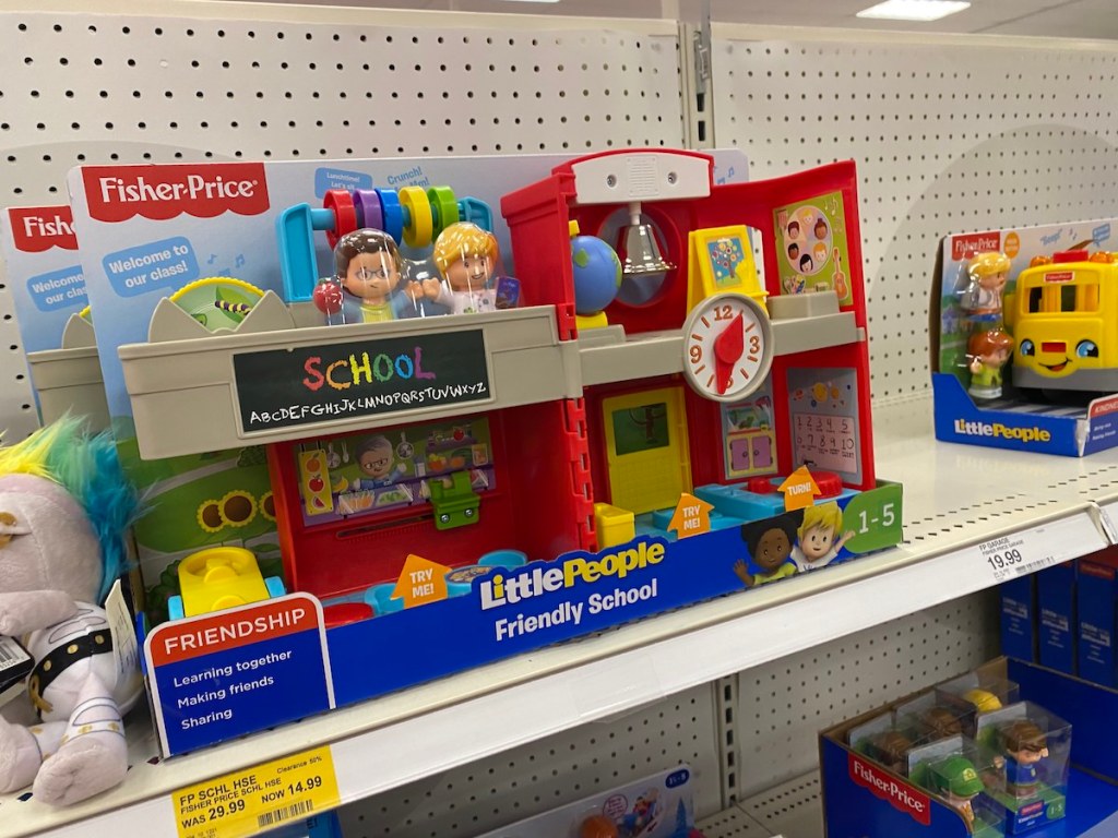 Little People Friendly School on store shelf