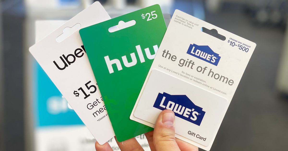Free 5 Walgreens Gift Card W Gift Card Purchase Lowe S Uber Hulu More Hip2save - roblox gift card walgreens