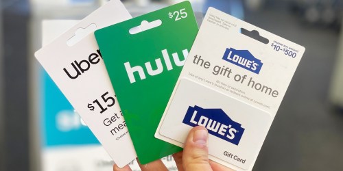 Free $5 Walgreens Gift Card w/ Gift Card Purchase | Lowe’s, Uber, Hulu & More
