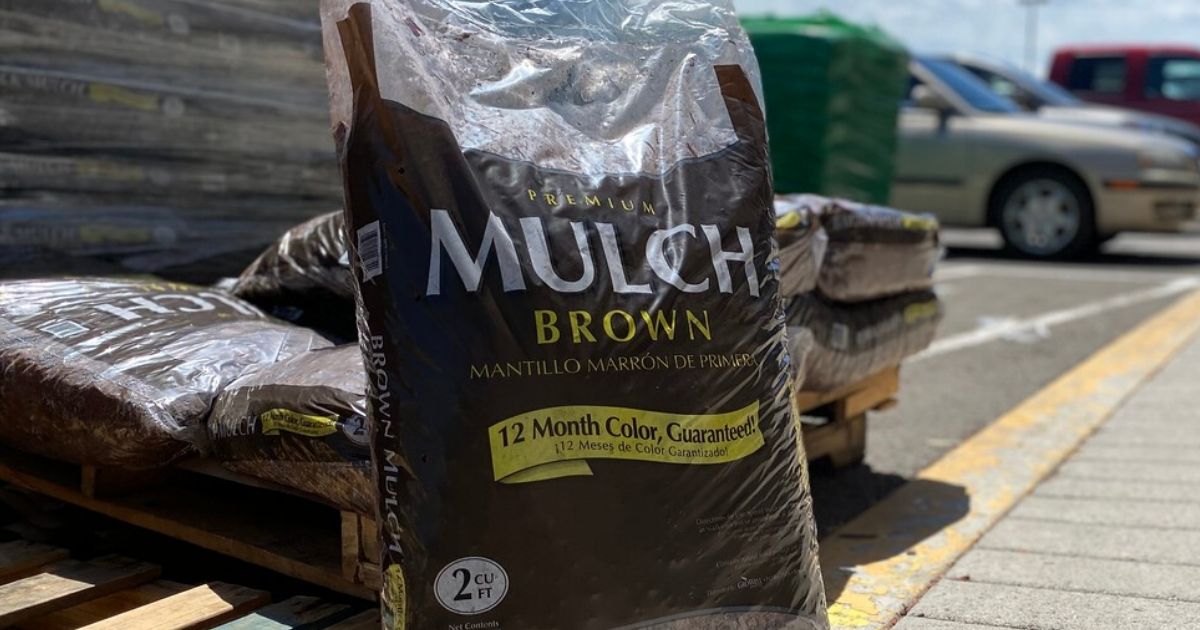 Brown Mulch at Lowescom
