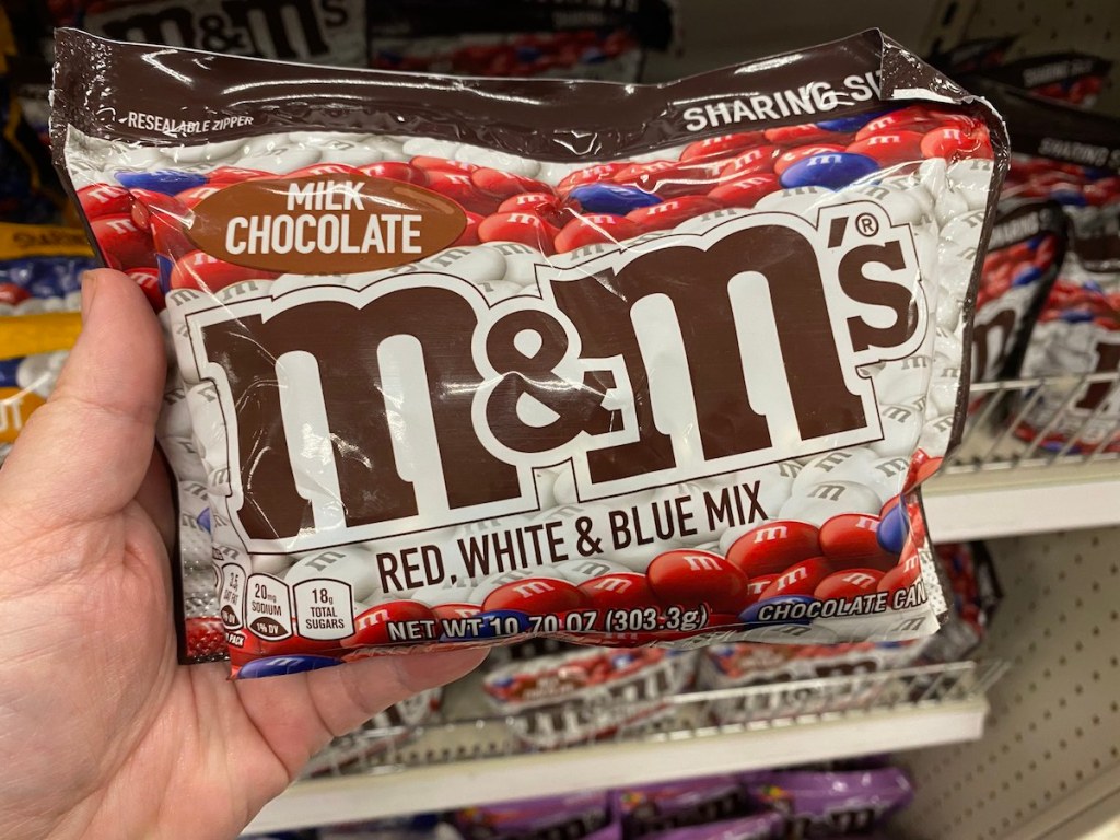  M&M'S Red, White & Blue Milk Chocolate Candy America