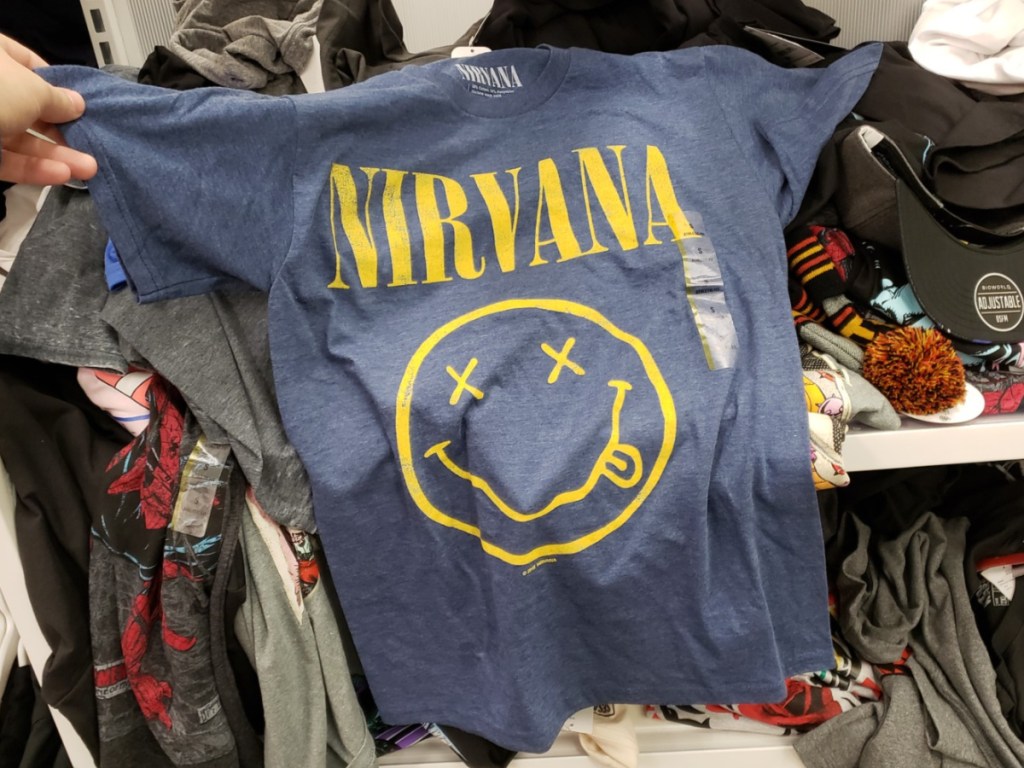 Nirvana Men's Graphic Tee in-store at Target 