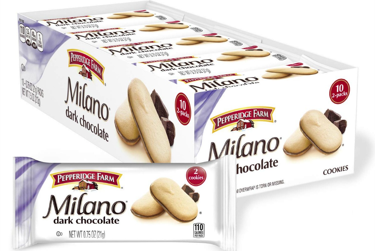 Pepperidge Farm Dark Chocolate Milano Cookies Twin Pack 10-Count