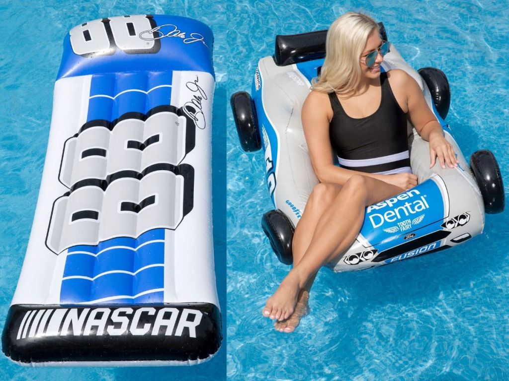 Large Car Pool Float Car Lounger Pool Floats Just $9.99 on Fun.com