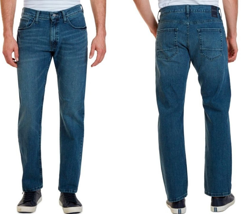stock images of two pairs of mens jeans 