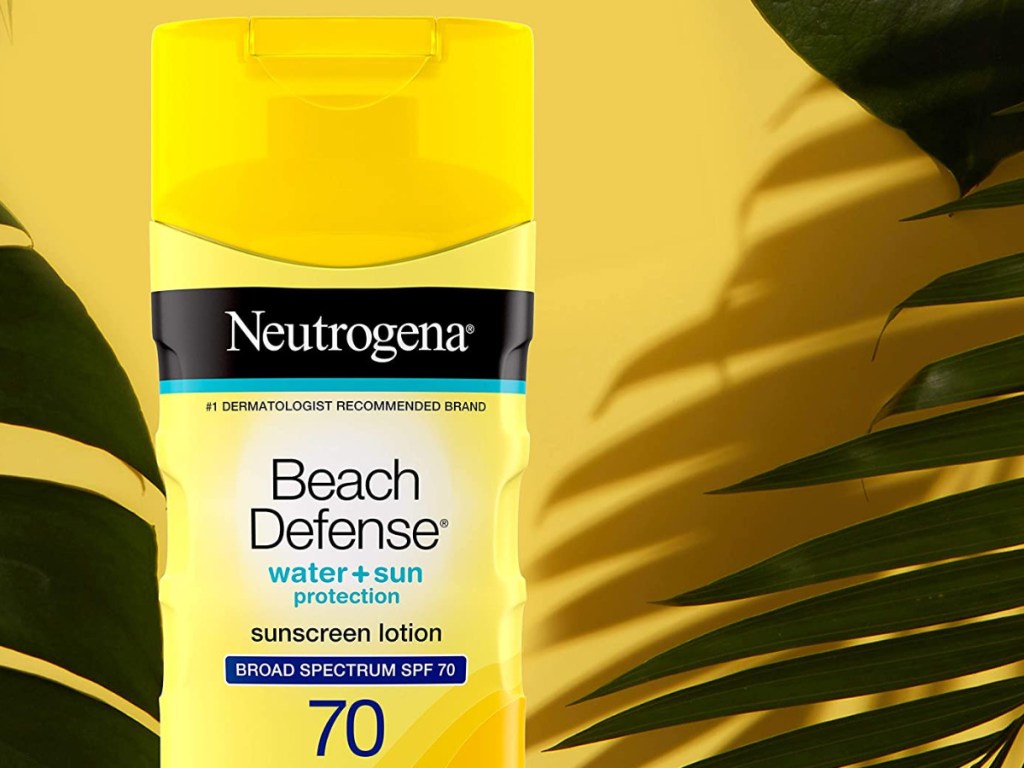 neutrogena beach defense sunscreen spf 70