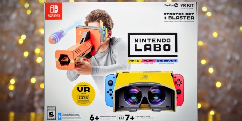 Nintendo Switch Labo Starter Set + Blaster Only $19.99 on BestBuy.com (Regularly $40)