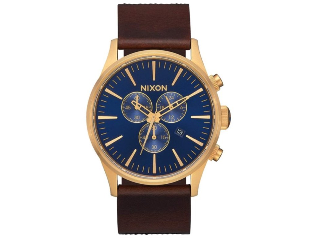 Nixon The Sentry Men's Watch with Leather Band
