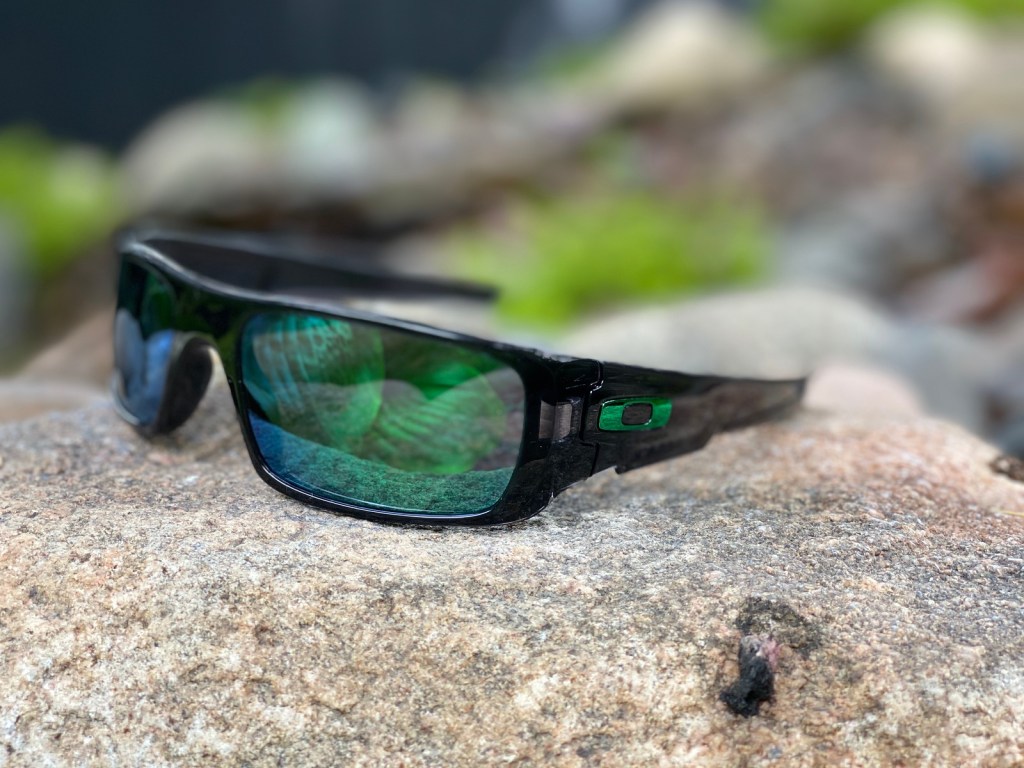 Oakley Crankshaft Sunglasses on stone