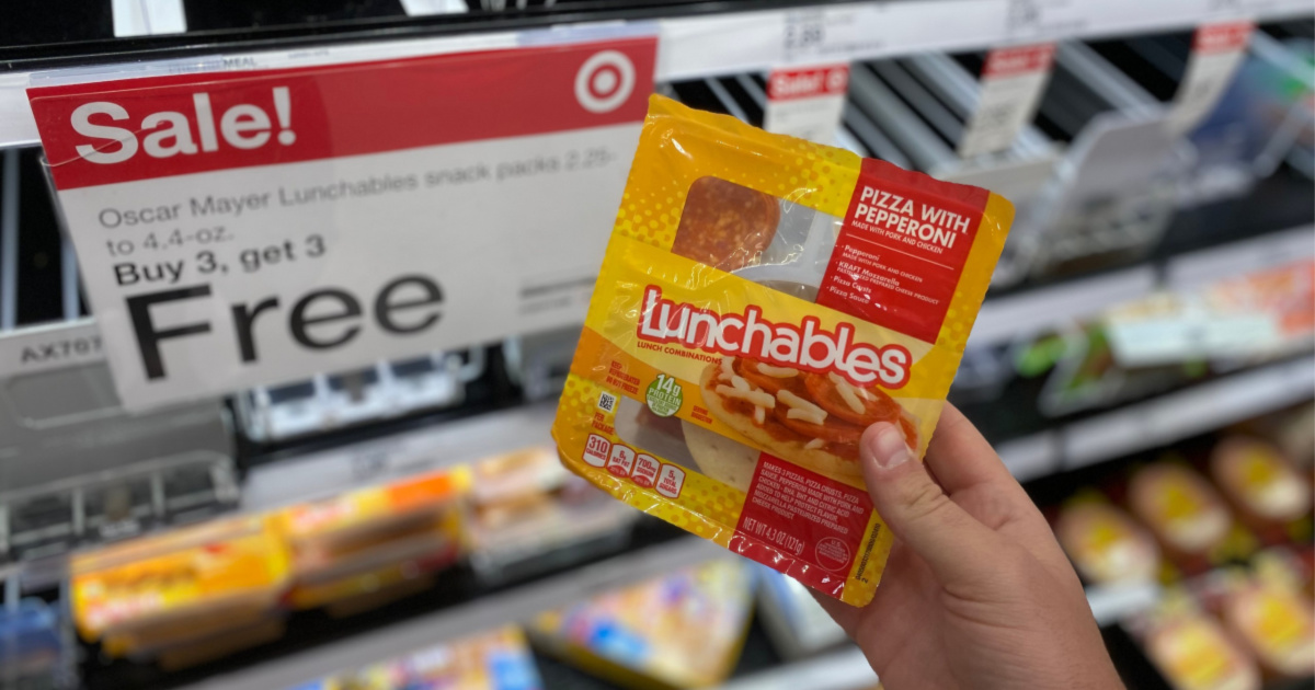 Oscar Mayer Lunchables Snack Packs Just 99¢ Each at Target