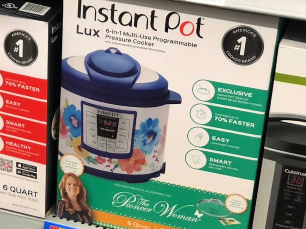 The Pioneer Woman Instant Pot LUX60 6-Quart 6-in-1 only $49 (was $99) at  Walmart