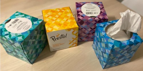 Presto! Ultra-Soft Facial Tissues 18-Count Just $11 on Amazon | Only 61¢ Each