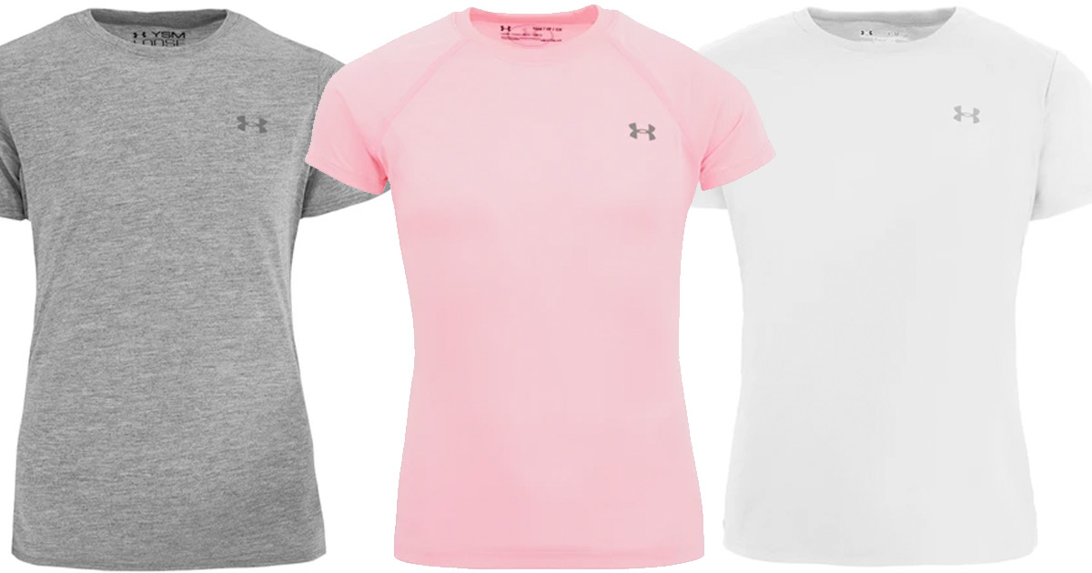 under armour shirts for girls