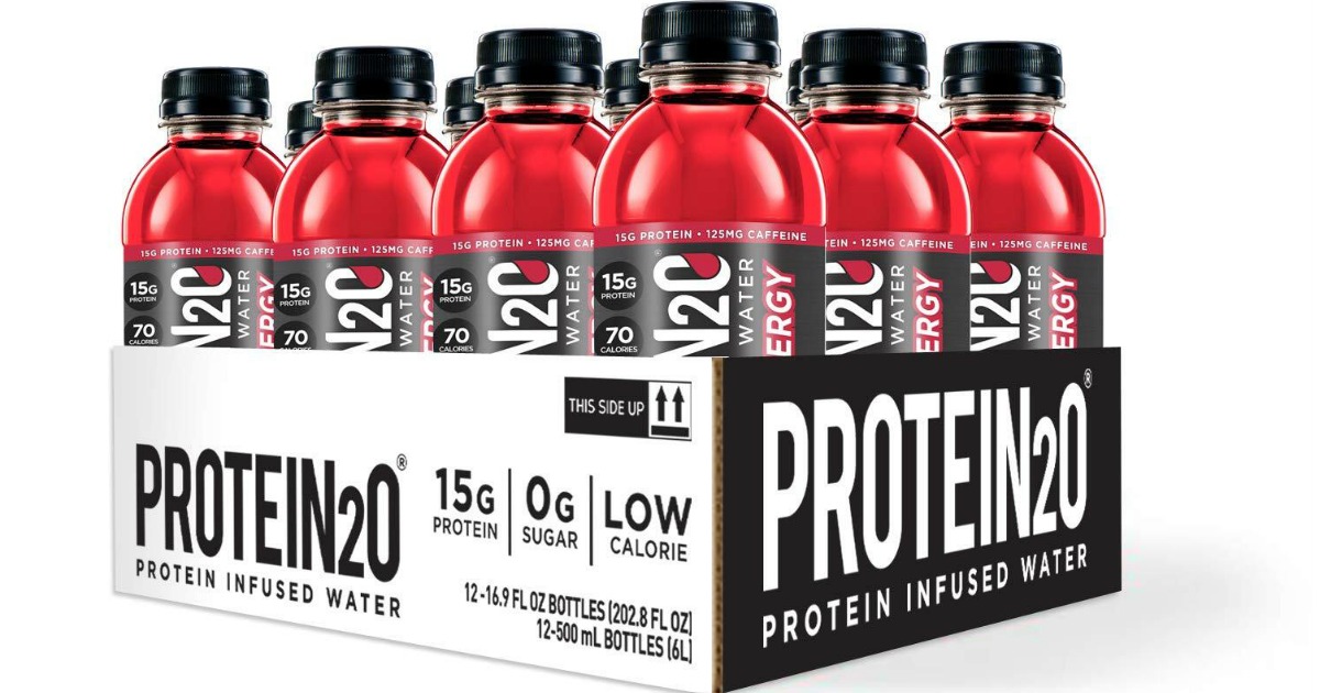 Protein2o Flavored Protein Water, Variety Pack, 12 pack 