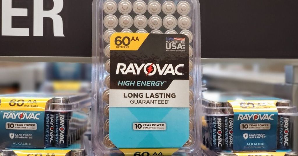 sixty countpackof batteries 