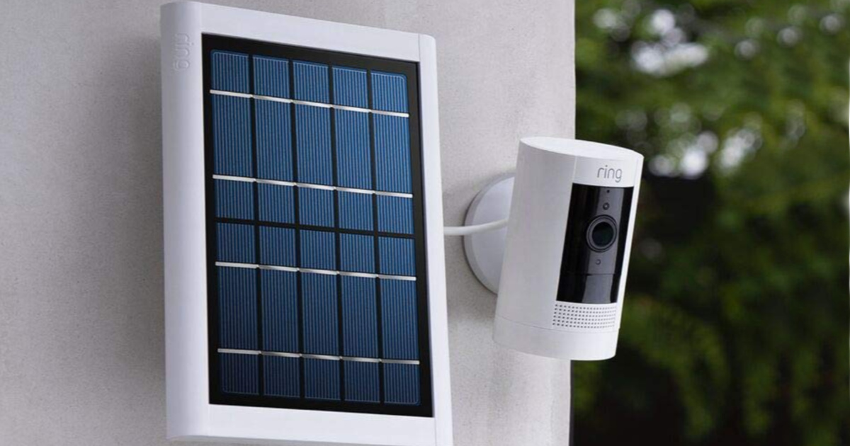 Ring Security Camera 3Pack w/ Solar Panels & Ring Assist+ Only 284.99