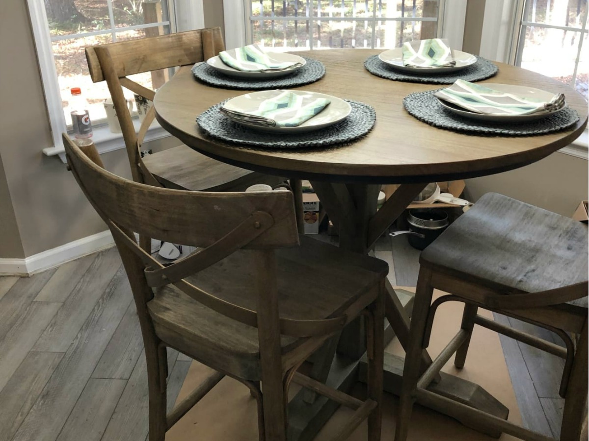 oak restaurant table tops