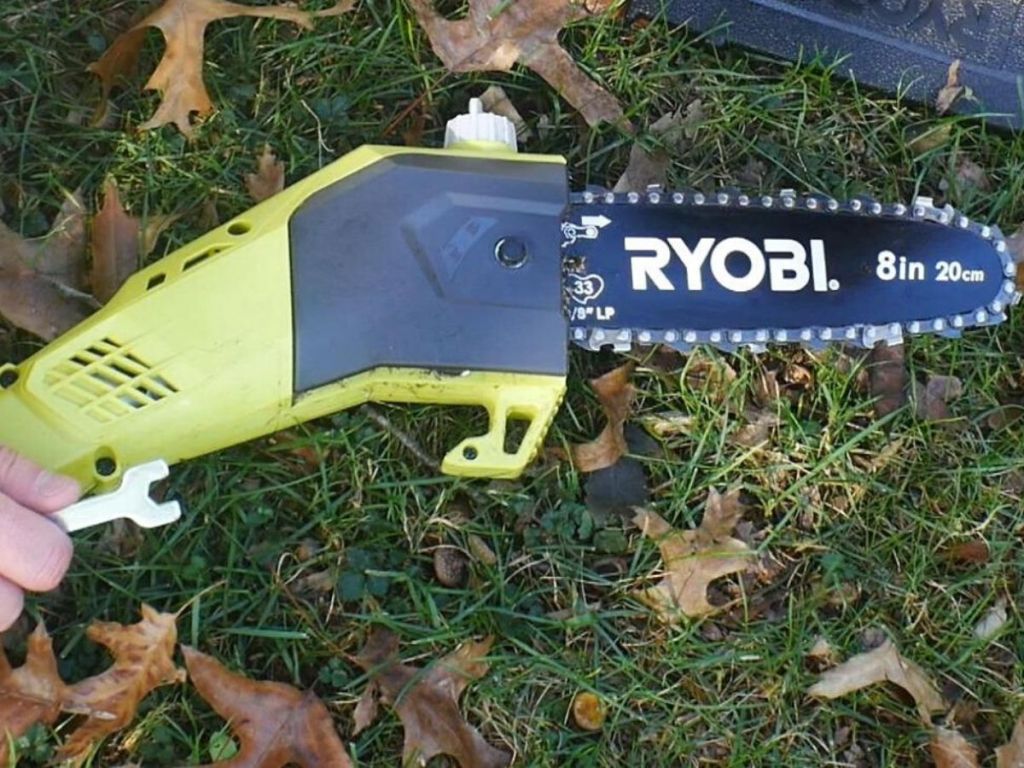 ryobi cordless pole saw home depot