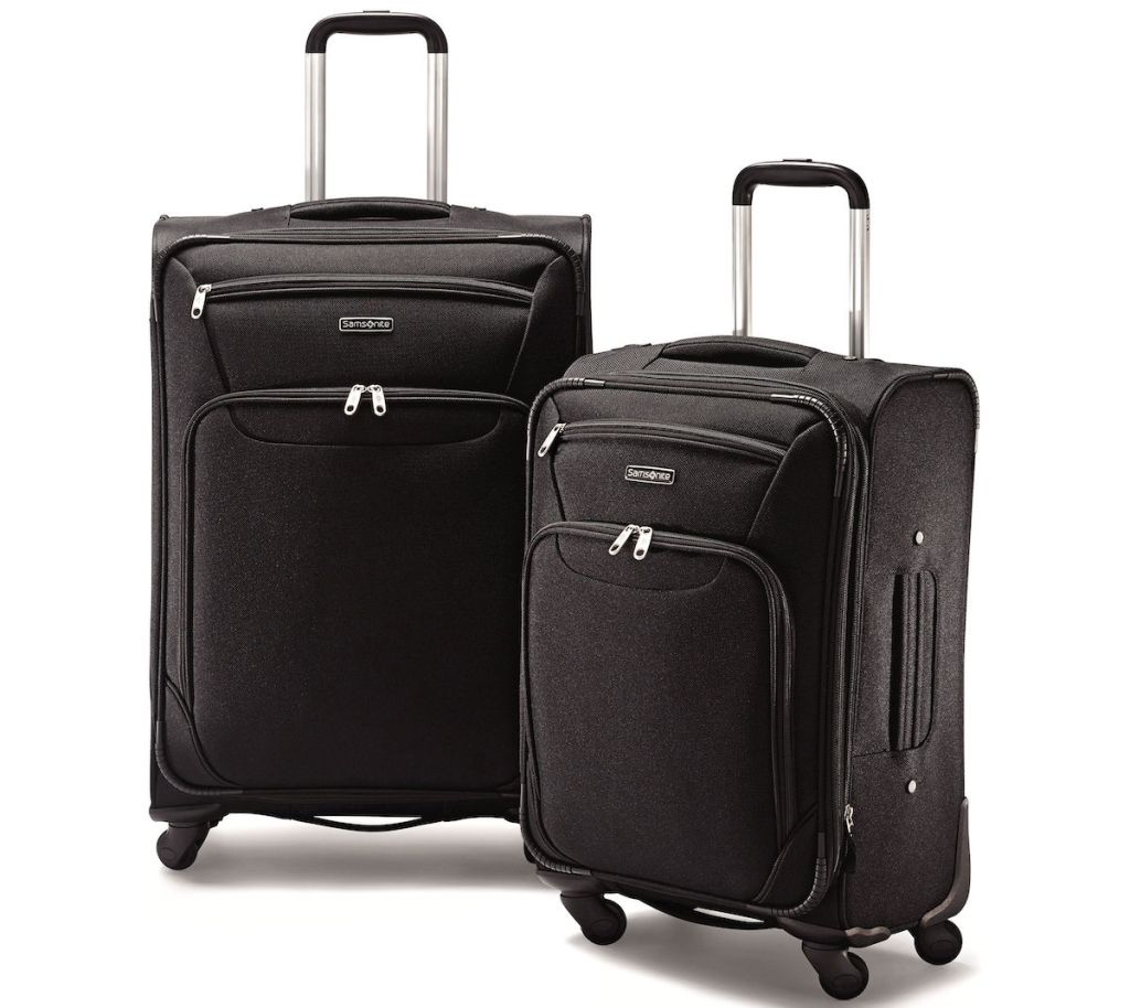 samsonite jaws 2 piece luggage set review