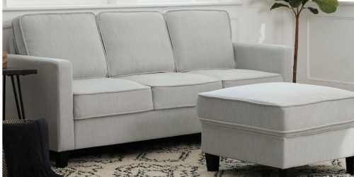 Fabric Sofa & Ottoman Set Only $399 Shipped on SamsClub.com (Regularly $700)