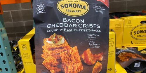Sonoma Creamery Bacon Cheddar Crisps Just $9.69 at Costco