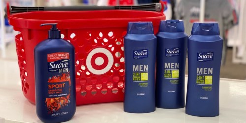Suave Men’s Shampoo & Body Wash Only $1 Each After Target Gift Card | In-Store & Online
